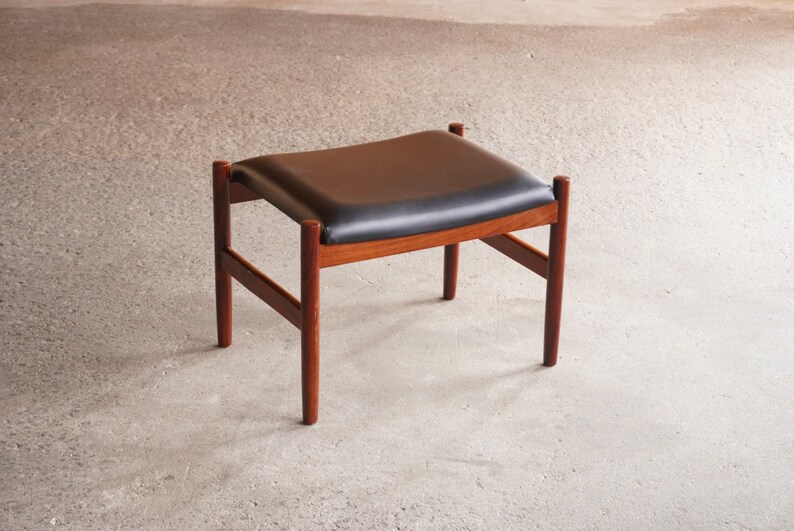 Spottrup Mobelfabrik Rosewood Danish Stool image 1