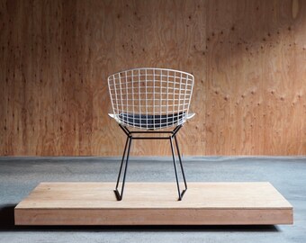 ダイニングチェア vintage Harry Bertoia Side Chair Knoll Bertoia Side Chair with Seat Pad | Knoll