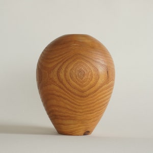 Ron Peasalano Turned Mimosa Wood Vase image 1