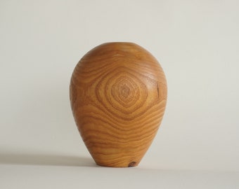Ron Peasalano Turned Mimosa Wood Vase