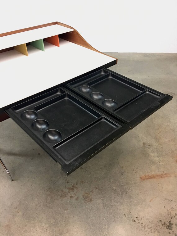 George Nelson Vintage Swag Leg Desk Herman Miller Mid Etsy