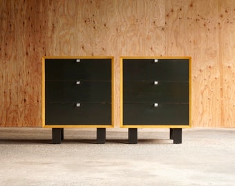 Pair Herman Miller Basic Cabinet Series Chest by George Nelson