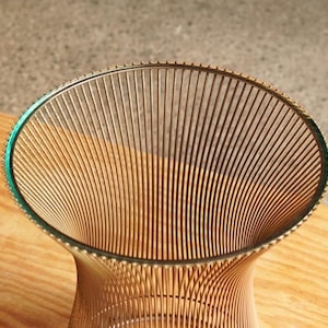 家具 Warren Platner Revival Low Table - Modern Bauhaus Platner Low Tables Gold | Knoll