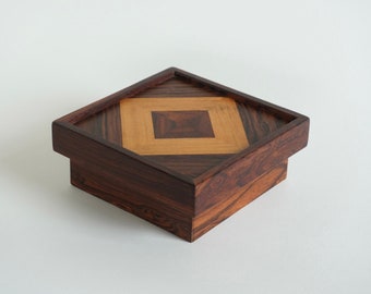 Don Shoemaker Exotic Mixed Woods Lidded Box