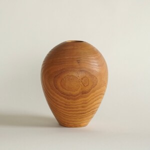 Ron Peasalano Turned Mimosa Wood Vase image 2