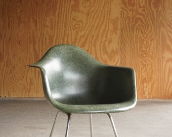 Vintage Herman Miller Forest Green Eames Armshell