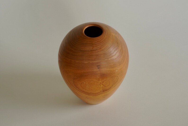 Ron Peasalano Turned Mimosa Wood Vase image 4