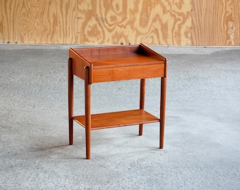 Borge Mogensen Teak Night Table by Soborg Mobler