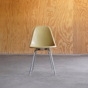 Eames Ochre Light Shell Chair by Herman Miller