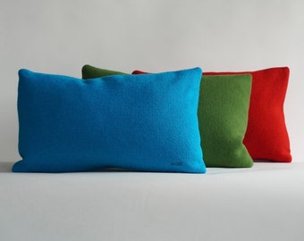 The MOM Lumbar Pillow in Maharam Hallingdal