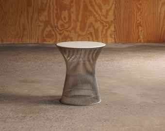 Vintage Knoll Platner Marble Side Table