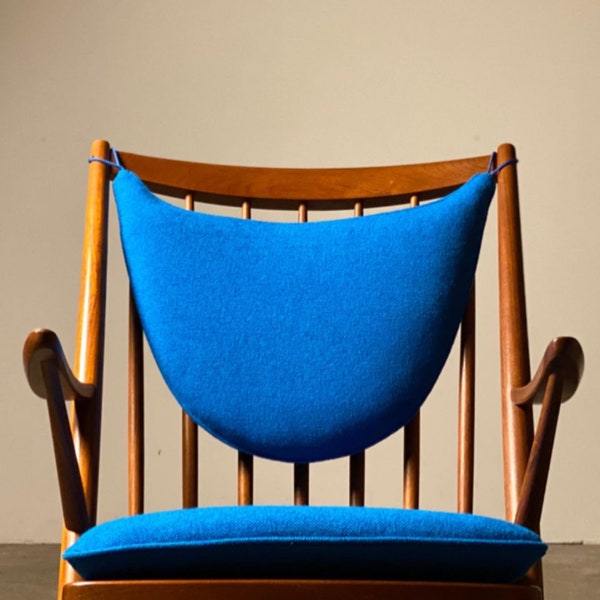 HOLD Bramin Solid Teak Rocking Chair by Frank Reenskaug