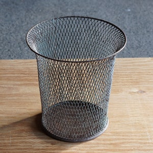 Modernist Expanded Metal Waste Basket image 3