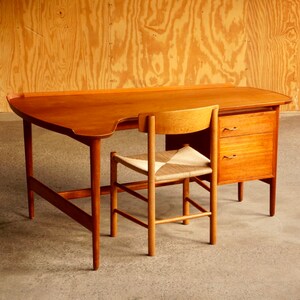 Arne Vodder Bovirke BO85 Teak Desk image 3