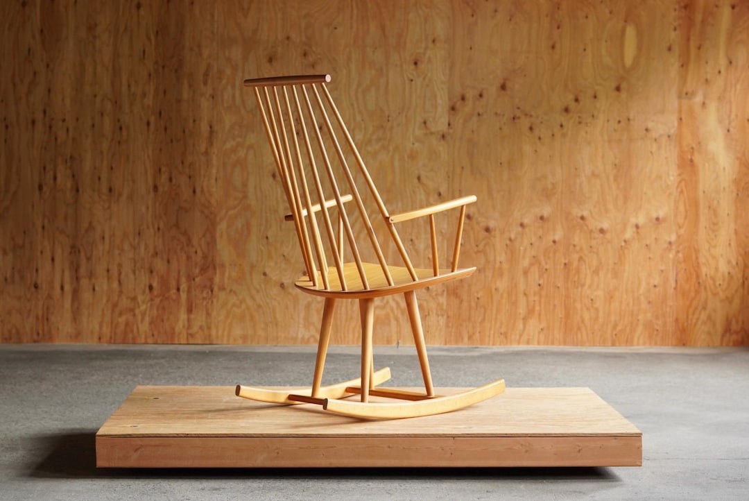 Modernist Rocking Chair by Jorgen Baekmark / FDB Mobler - Etsy