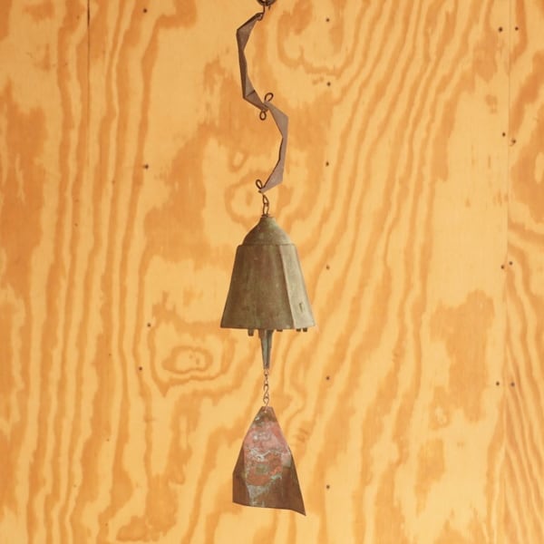 Vintage Bronze Wind Bell by Paolo Soleri