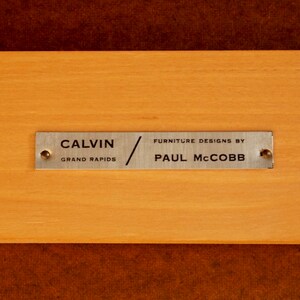 Paul McCobb Calvin Brass Hanging Mirror image 2