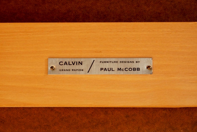 Paul McCobb Calvin Brass Hanging Mirror image 2