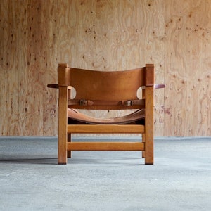Børge Mogensen Oak Spanish Chair