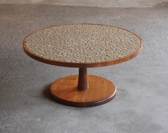 Marshall Studios Round Mosiac Tile Table by Jane + Gordon Martz