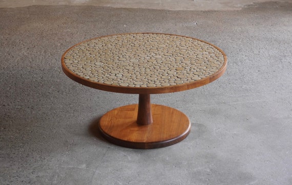 Marshall Studios Round Mosiac Tile Table by Jane Gordon Martz Etsy