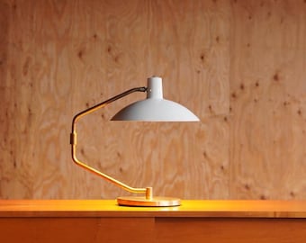 Lampe de Bureau Articulée Michie vintage en argile par Knoll