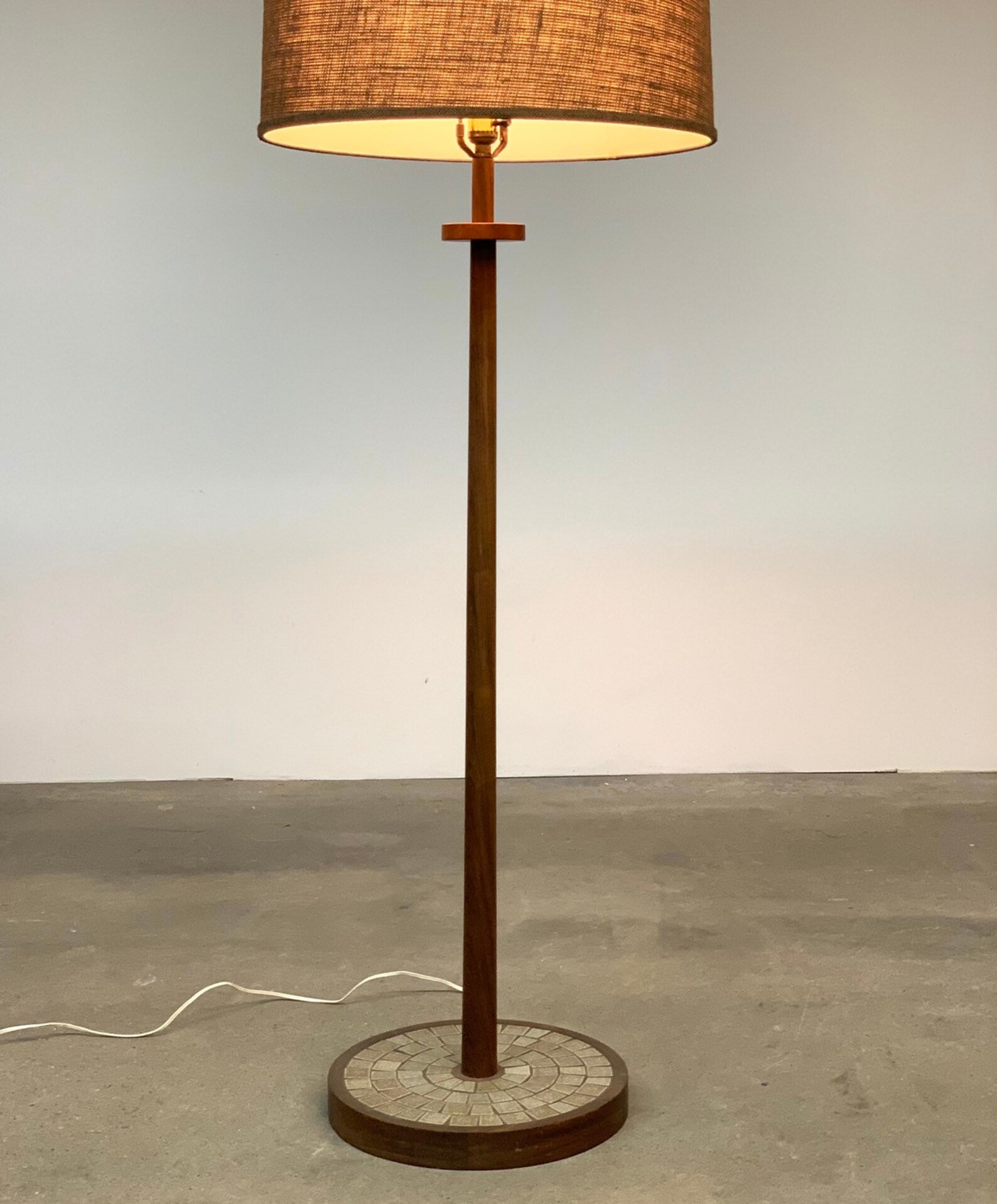 Marshall Studios Walnut Tile Floor Lamp by Jane and Gordon Etsy