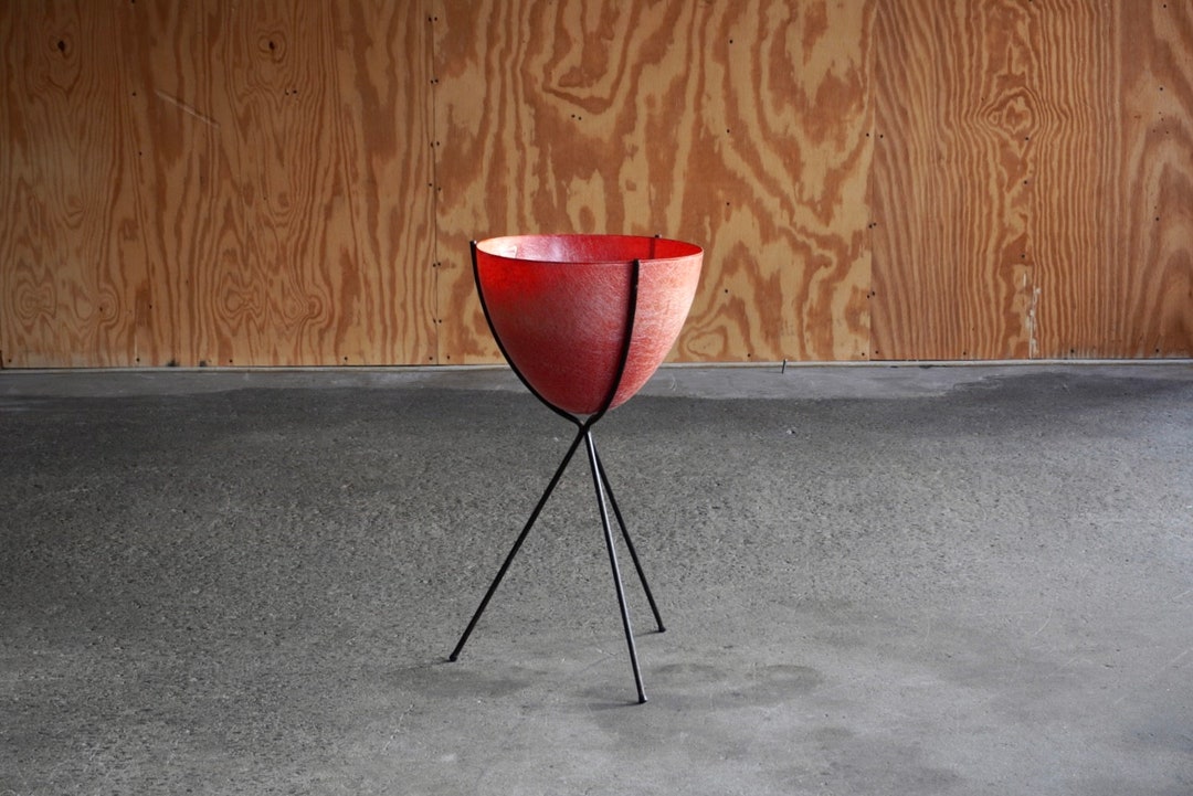 Kimball Fiberglass Bullet Planter Etsy