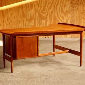 Arne Vodder Bovirke BO85 Teak Desk image 4