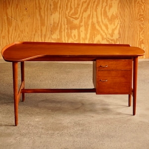 Arne Vodder Bovirke BO85 Teak Desk image 5