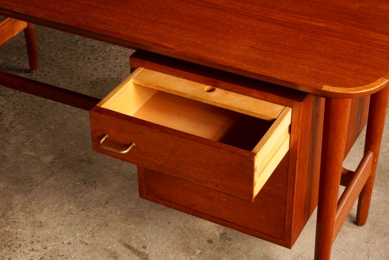 Arne Vodder Bovirke BO85 Teak Desk image 9