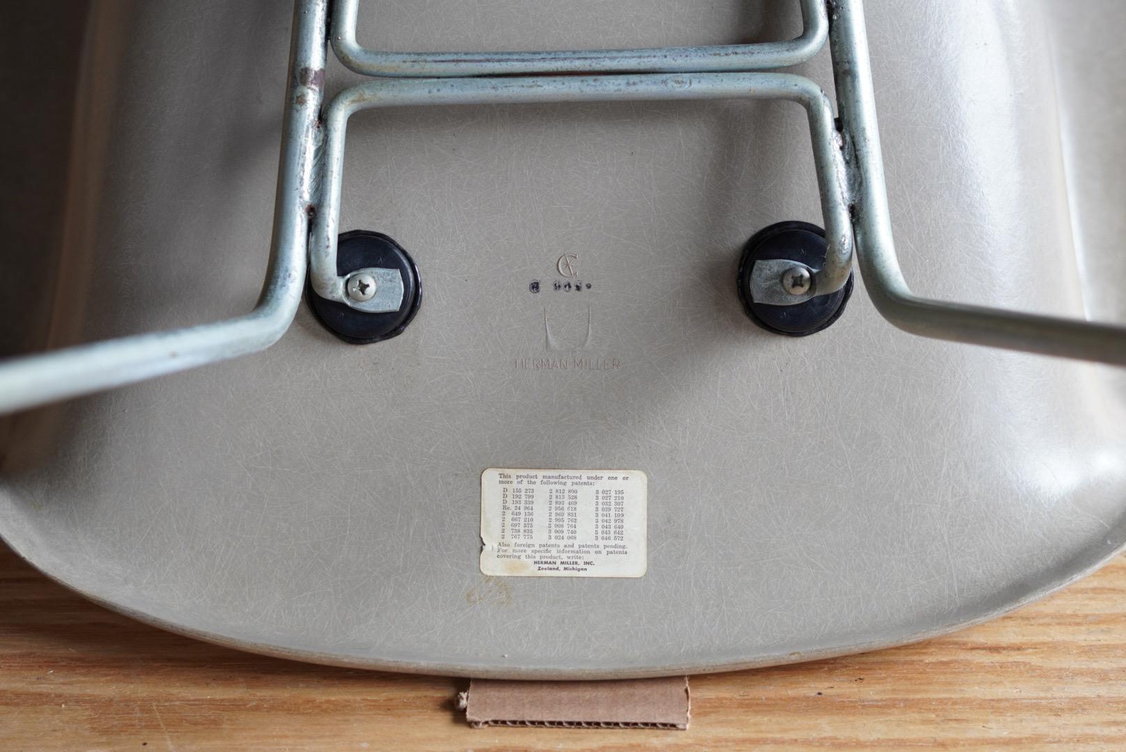 Vintage Eames Armshell by Herman Miller Greige - Etsy