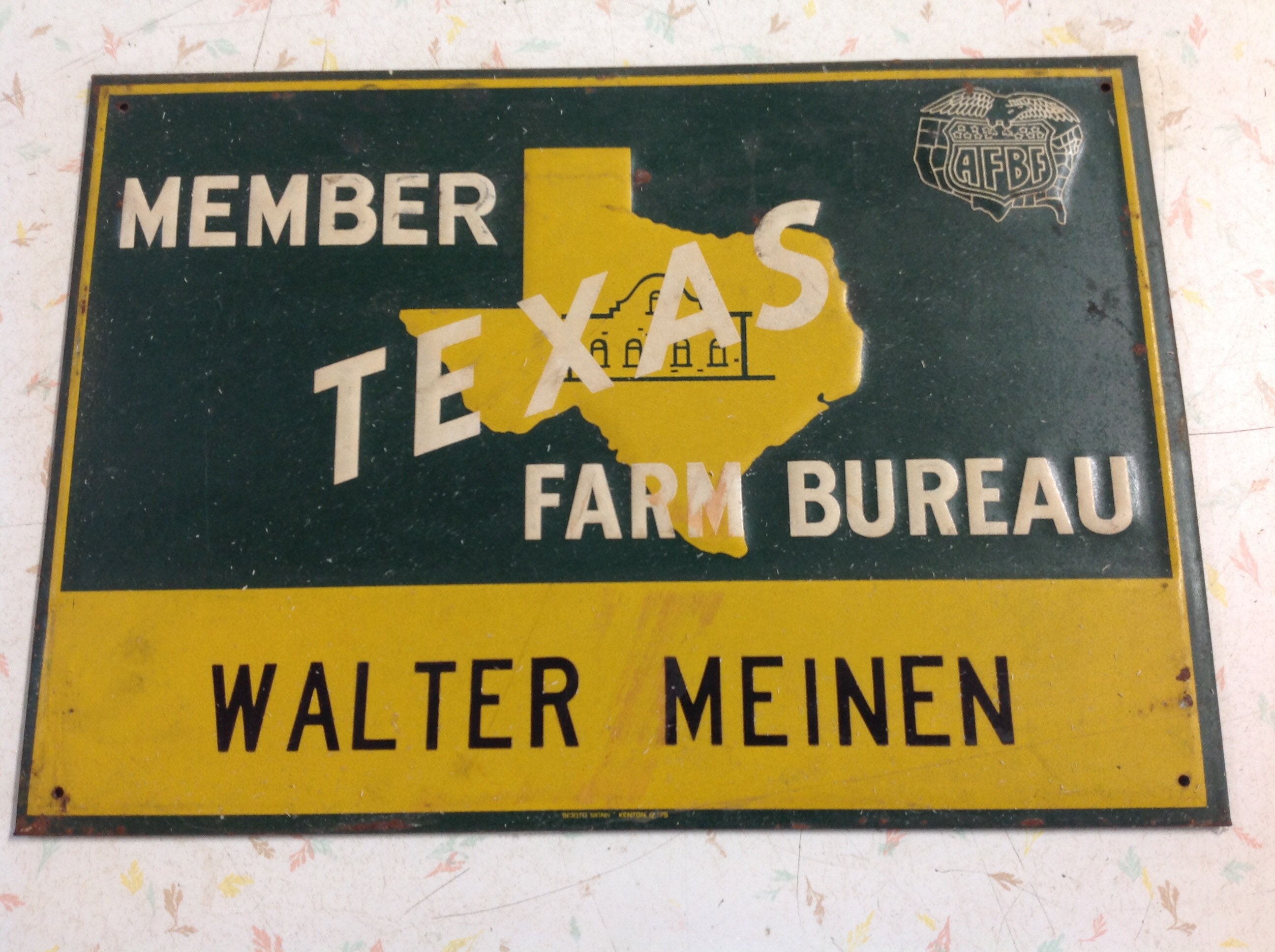 Farm Bureau Sign for sale Only 2 left at 70