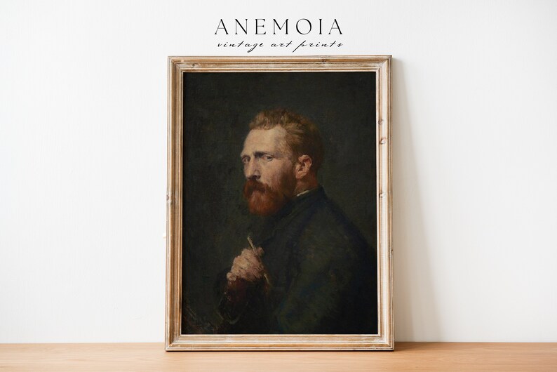 Vincent Van Gogh Portrait by John Peter Russell Vintage Art - Etsy