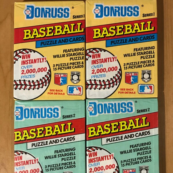 Donruss Baseball Etsy