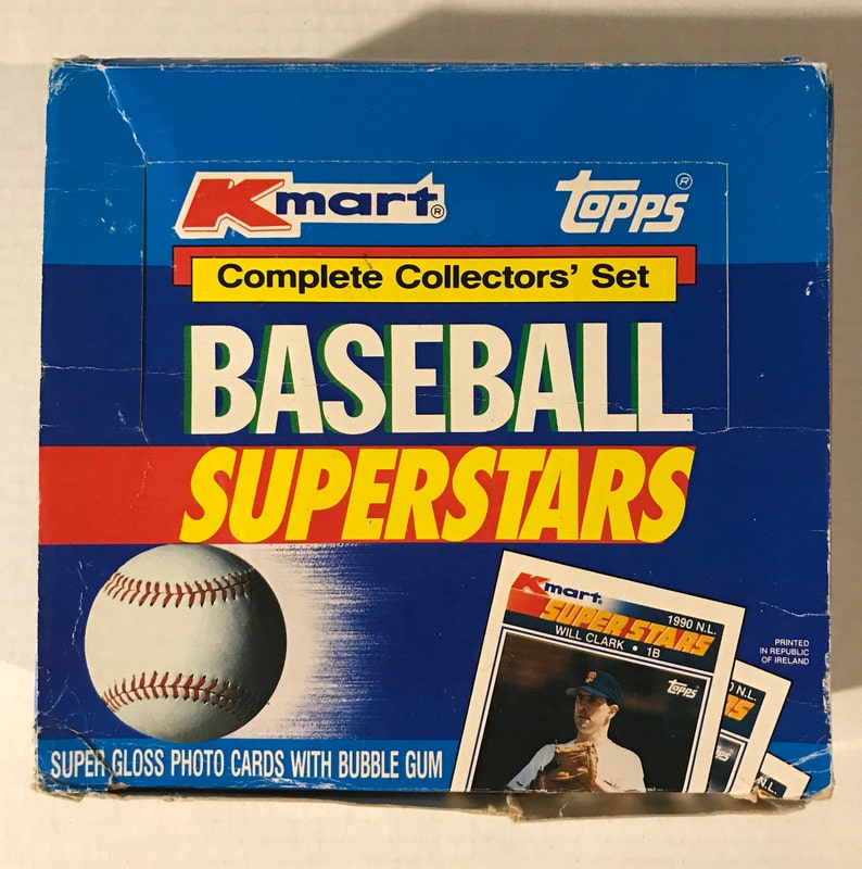 1 vintage 1990 Topps Kmart Baseball Superstars Set of 33 Etsy