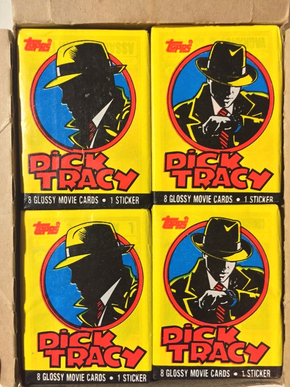 1990 Topps Dick Tracy Movie Villains Sticker Set 