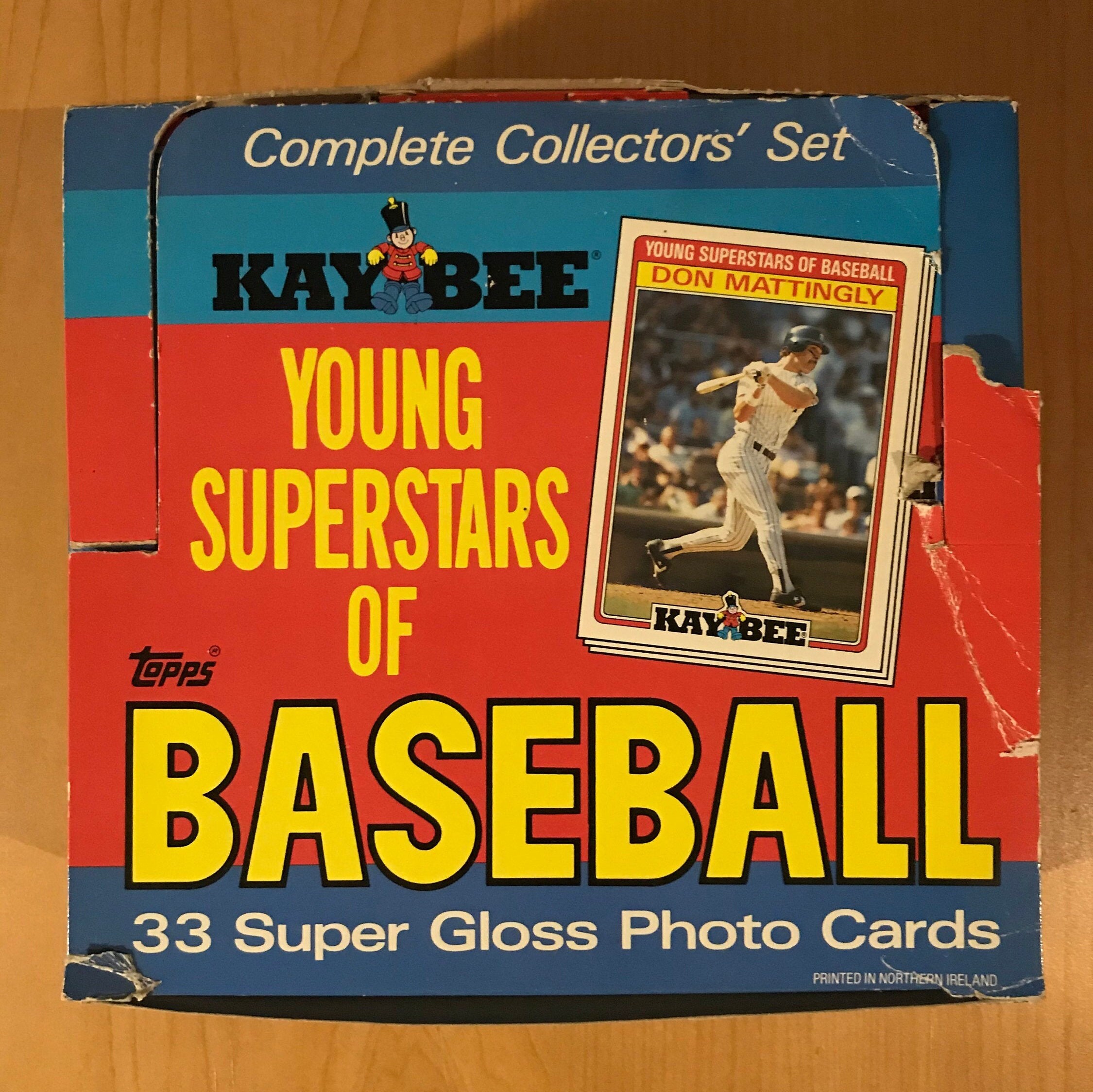 1 Vintage 1986 Topps Kaybee Toys Baseball Young Superstars Boxed Set of