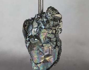 Natural iridescent Hematite crystal from Burro Hill mine in Arizona  #CD-105