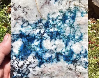 Large, thick Chrysocolla Mixed Mineral slab from Arizona  S-100