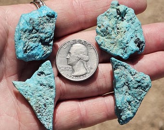 Natural Turquoise Cabochons, thin slabs, small slabs, blue Turquoise stones, turquoise for jewelry, display, collection  S-4