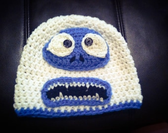 Bumble the Abominable Snowman crochet hat