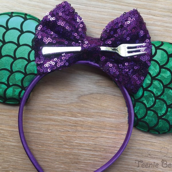 Disney Ears - Ariel Ears - Mermaid Mickey Ears - Mermaid Minnie Ears - Adult Ears