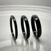 Eve | Minimalist Ceramic Gloss Finish Black Ring | Stacking Band - 2 MM / 3 MM / 4MM
