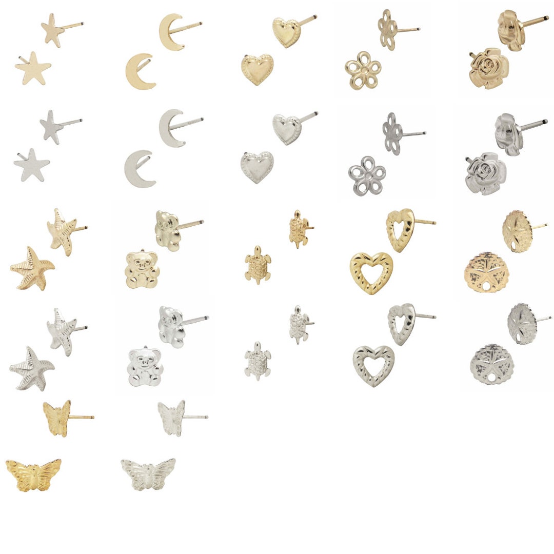 Little Girl Earrings Cute Earrings Butterfly Earring Girl Earrings Stud