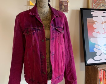 pink levis jacket