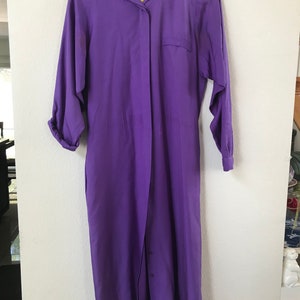 80s Purple Party Dress // Vintage