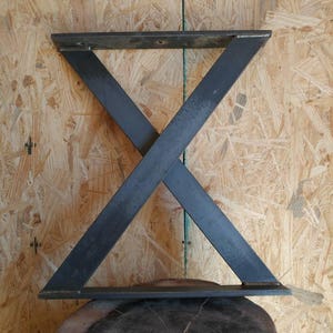 X Shaped Coffee Table Leg image 1