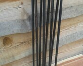 Raw 38 Inch Hairpin Legs - Beeswax coating optional - Per Leg