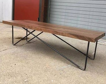 Hairpin Legs Coffee Table - Flote Round Hairpin Leg Coffee Table / Whether the surface for a game night or just the perfect perch for keeping cups in easy reach, this coffee table is an essential place to gather in your living room ensemble.